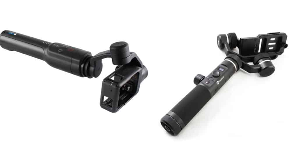 GoPro Karma Grip and Feiyu Tech G6 side by side
