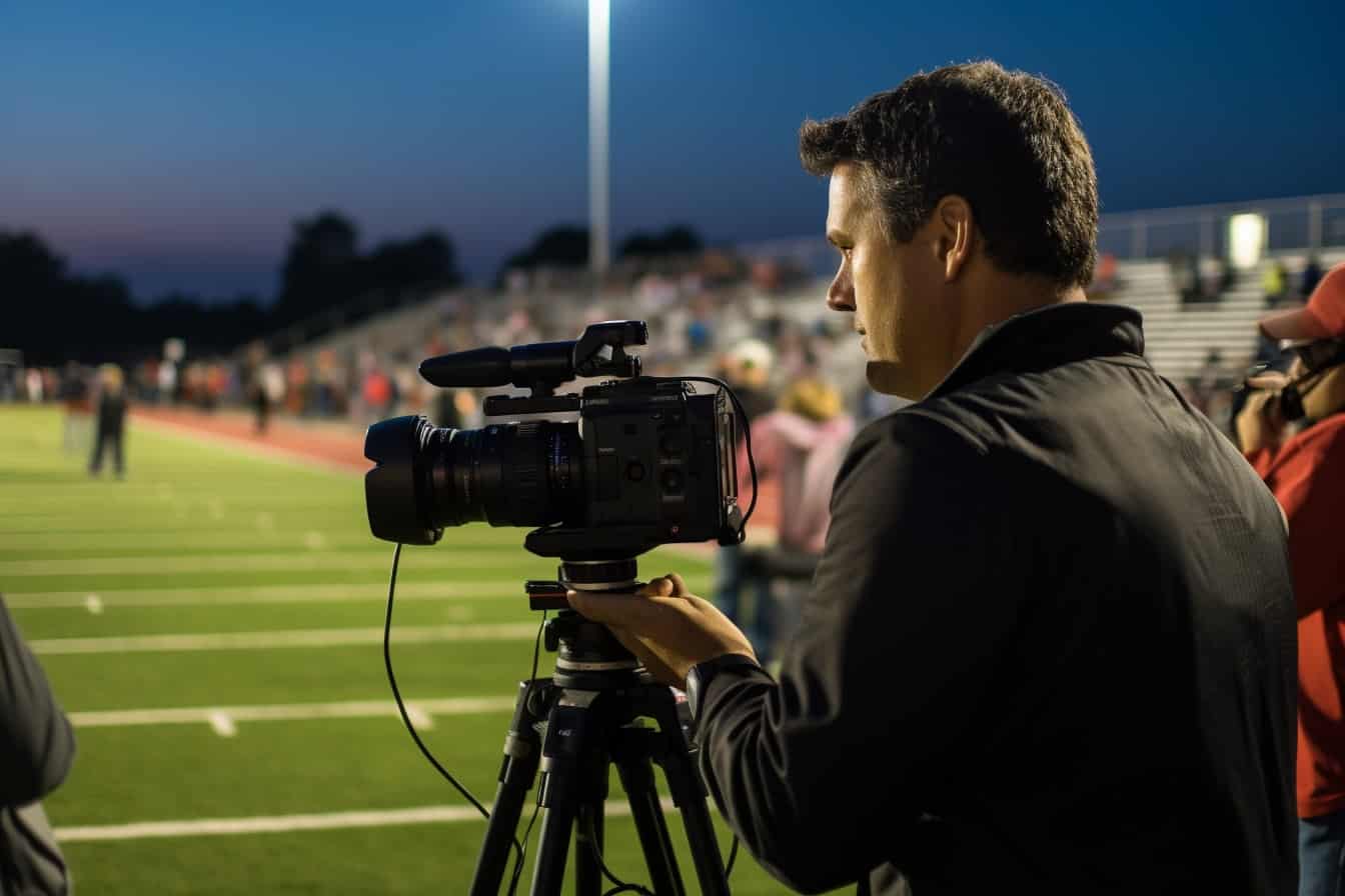 recording a high school football game in low light