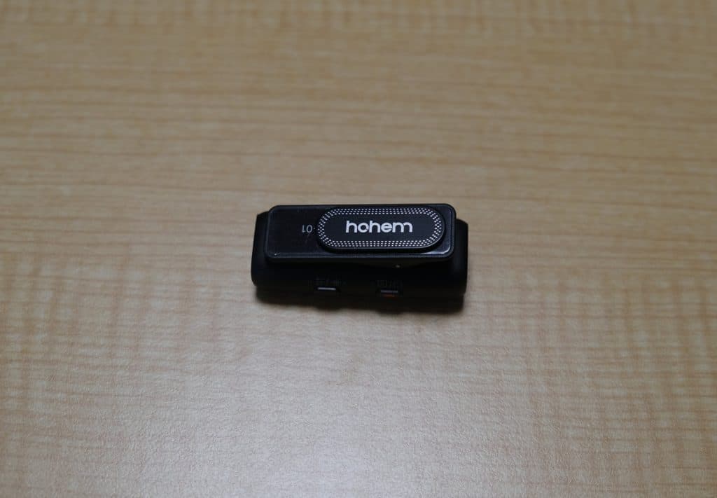 Hohem Mic-01 with back clip and clip magnet
